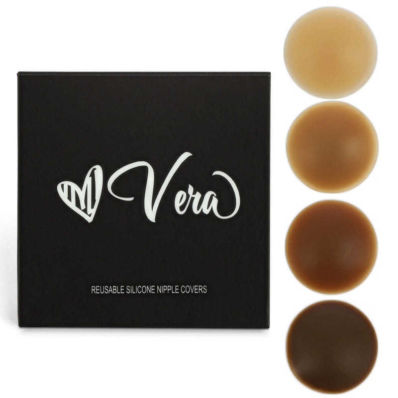 Love, Vera Silicone Nipple Covers Tan