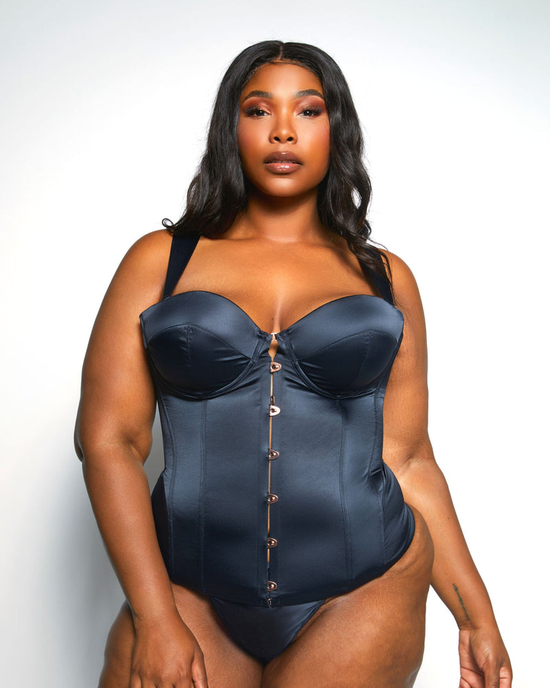 Brookell Strappy Harness Teddy Black